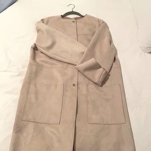Zara suede coat